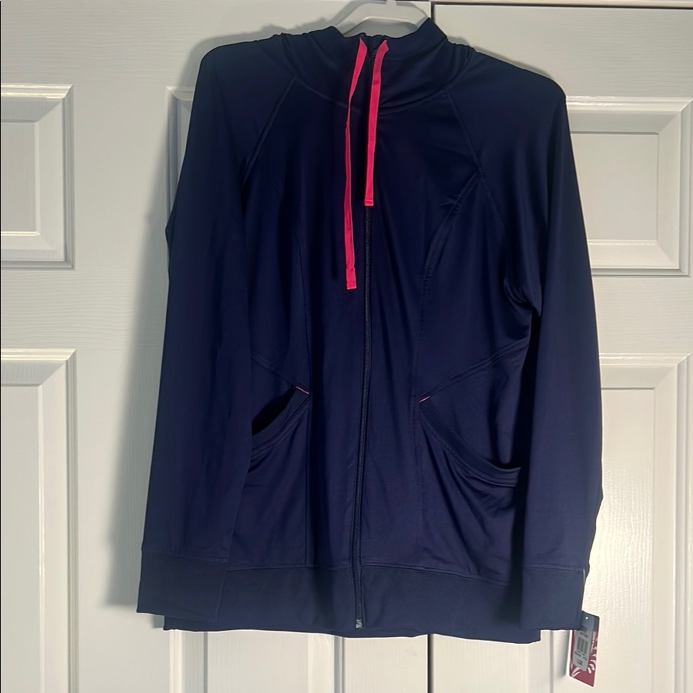 NWT Smitten Women's Navy Scrub Jacket